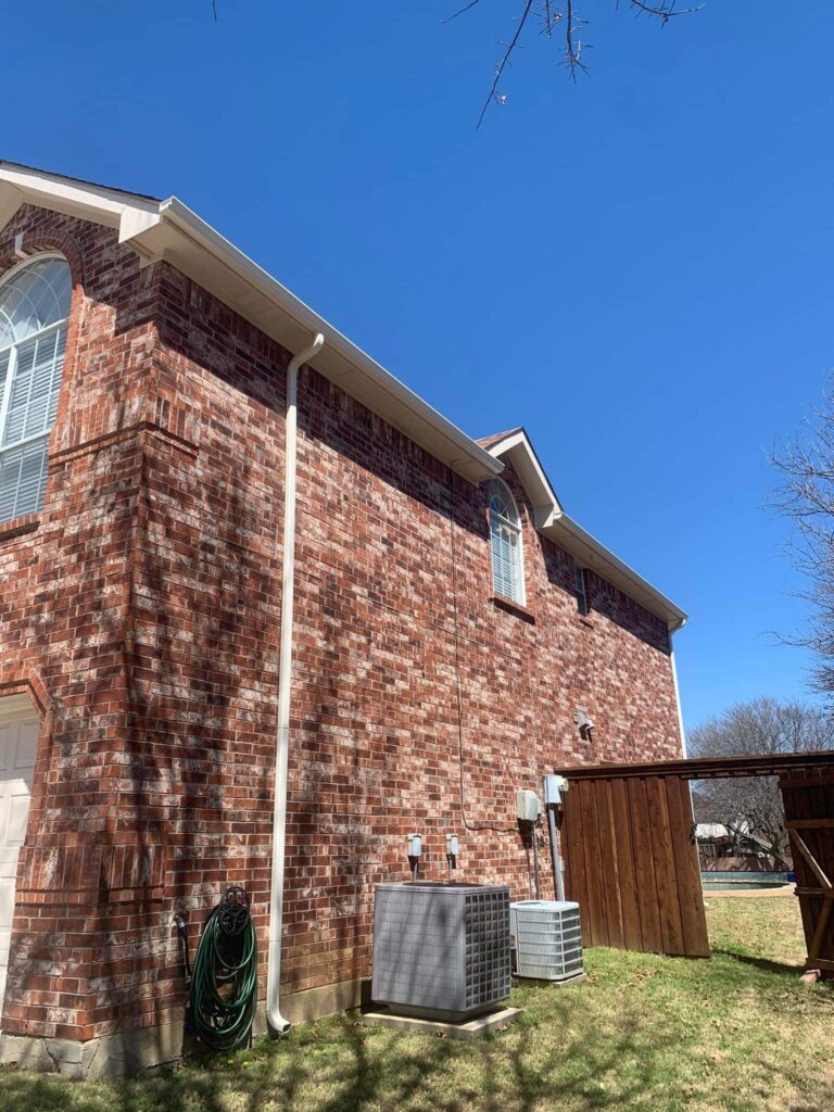 rain gutters installation Denton TX