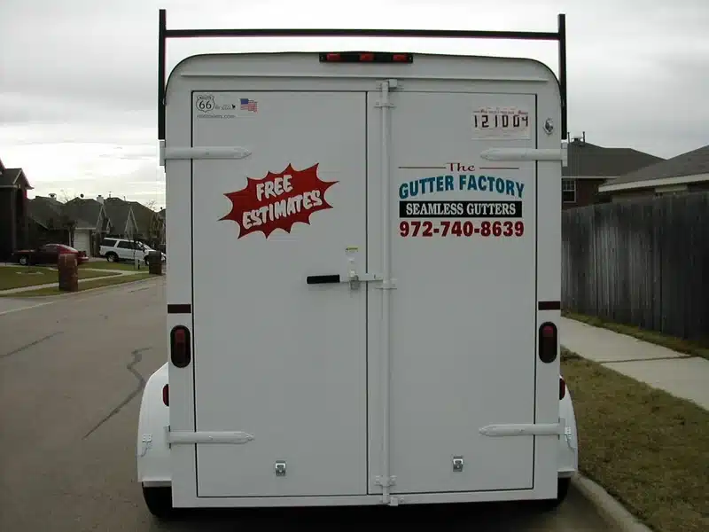 gutter factory truck